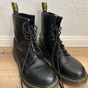 Dr. Martens Black Leather Boots